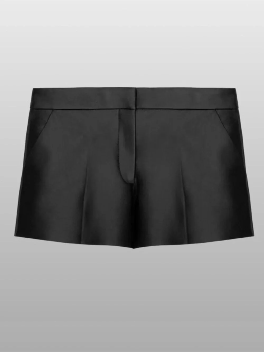 Zara x Kaia Gerber Real Sheepskin Leather Mini Skirt Black XS 5479/002